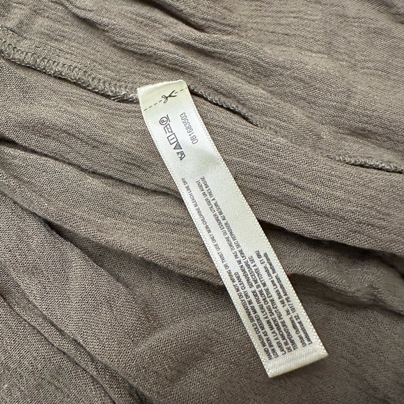 Free People Cross My Heart Cutout Maxi Dress taupe balloon sleeve side cut outs - Picture 12 of 14